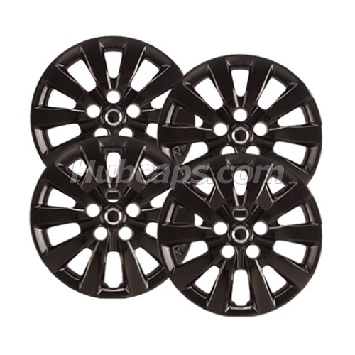 black wheel covers 16 inch